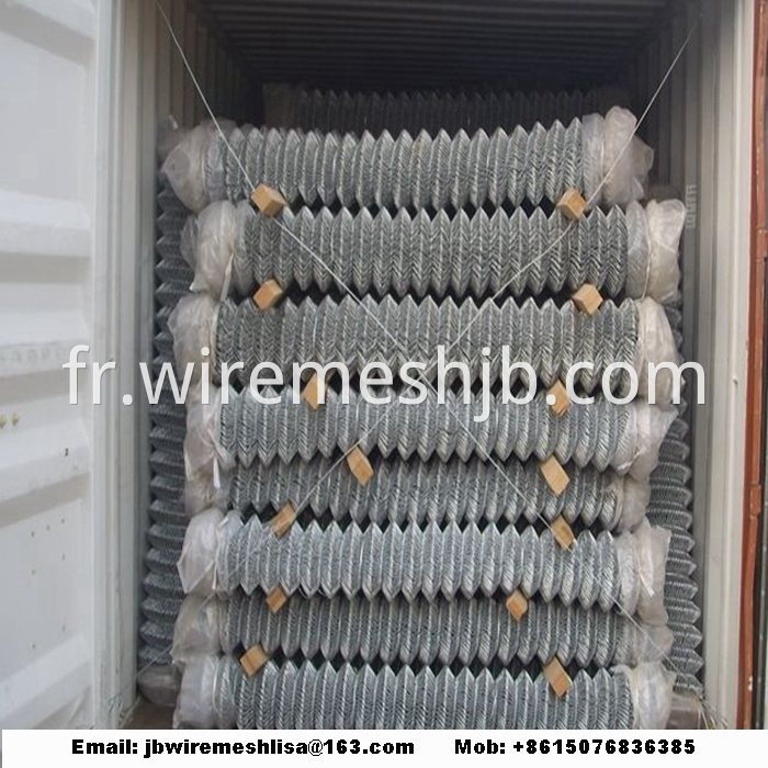 Galvanized And PVC Coated Chain Link Fence